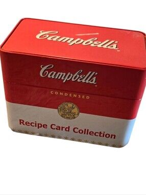 Campbell's Red & White Recipe Card Collection Tin
